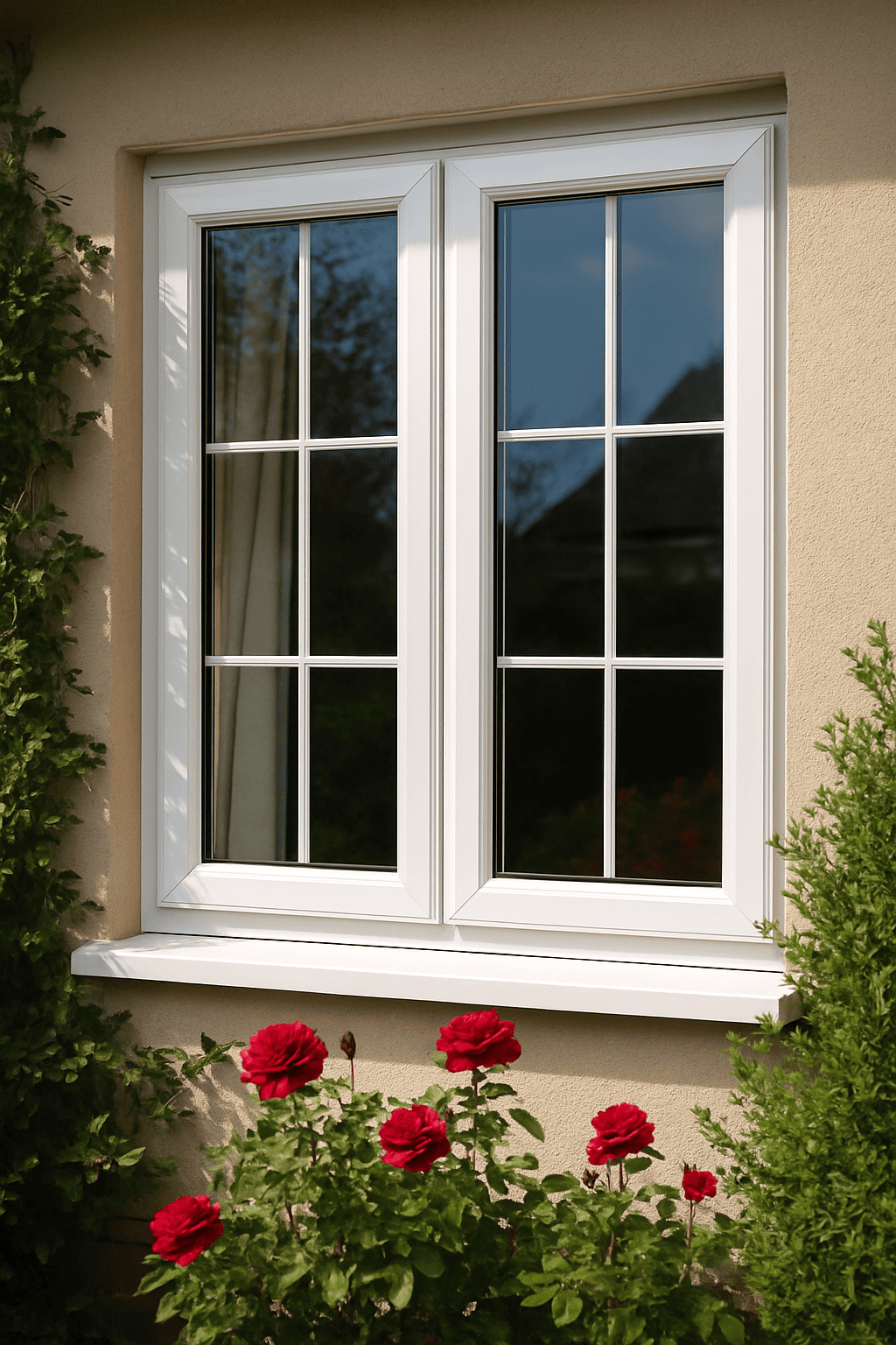 uPVC Windows Supply Only - showing a uPVC window supplied to a trade window installer in the UK by Nova Trade Frames