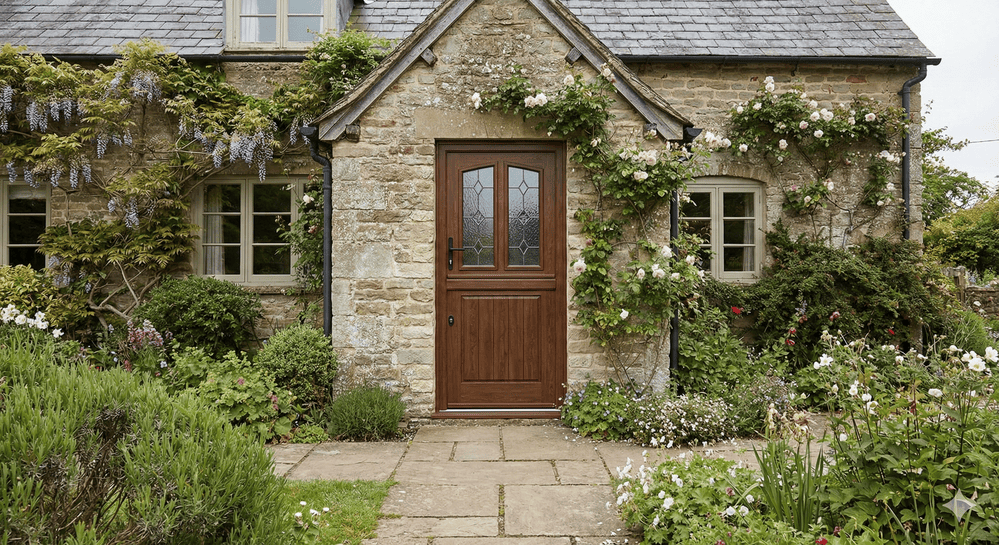 UK country cottage rennovation including a new composite stable door