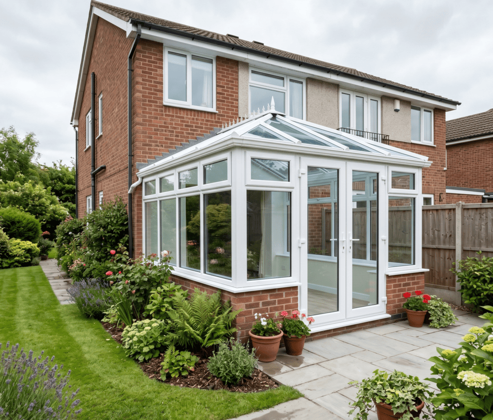 Trade uPVC Supplier helped local installation company install a brand new conservatory